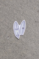 A photo of the spring tides surfboard sticker