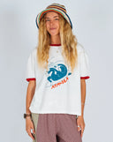 Front view of the Atmosea Get Barrelled Artist Tee.