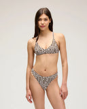 Front view of the Seea Phoebe Bikini Bottom in Curly Currents.