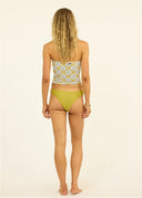 Model wearing the Sisstr La Playa Knit Tube Top from the back.