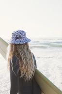 Back view of the Sunward Bound Vintage Juju Surf Hat UPF50+ highlighting the rear coverage and adjustable fit.
