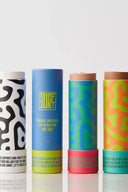 SurfDurt Mineral Sunscreen SPF 30 Push-Pop Sun Stick available in Light, Medium, and Zombie White shades.