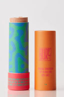 SurfDurt Mineral Sunscreen SPF 30 Push-Pop Sun Stick in Light with colorful biodegradable packaging.